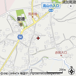 長野県上高井郡高山村高井2850周辺の地図