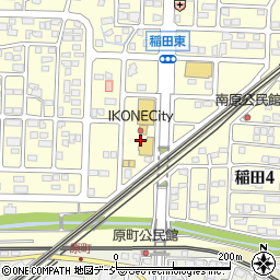 ウエルシア薬局IKONE City長野稲田店周辺の地図
