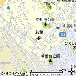 富山育英学園若葉幼稚園周辺の地図