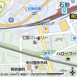 富山県小矢部市綾子5575周辺の地図