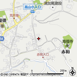 長野県上高井郡高山村高井2815周辺の地図