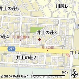 石川県河北郡津幡町井上の荘周辺の地図