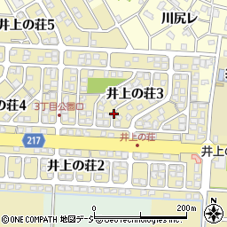 石川県津幡町（河北郡）井上の荘周辺の地図
