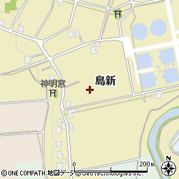 富山県高岡市島新周辺の地図