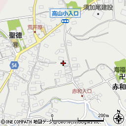 長野県上高井郡高山村高井2855周辺の地図