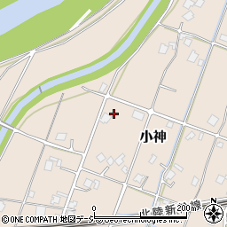 富山県小矢部市小神271周辺の地図