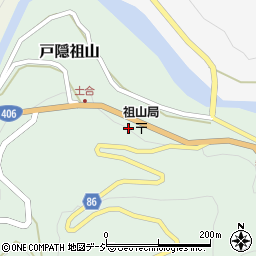 長野県長野市戸隠祖山268周辺の地図