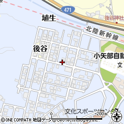 富山県小矢部市吉和台周辺の地図