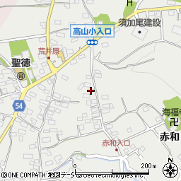 長野県上高井郡高山村高井2856周辺の地図