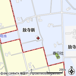 富山県高岡市戸出放寺新20周辺の地図