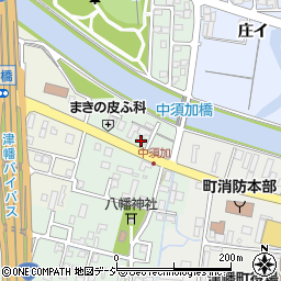 ファミリーマート津幡中須加店周辺の地図