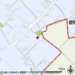 栃木県さくら市氏家新田35-3周辺の地図