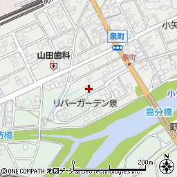 富山県小矢部市泉町14-11周辺の地図