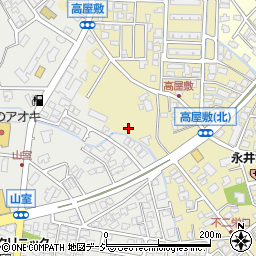 富山県富山市高屋敷周辺の地図