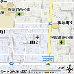 富山県富山市二口町2丁目12周辺の地図