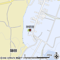 神明宮周辺の地図