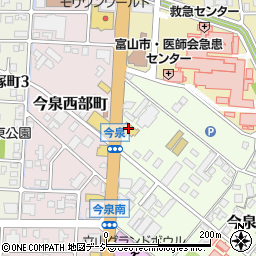富山日産城南店周辺の地図