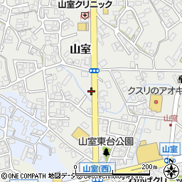 富山県富山市山室346-3周辺の地図
