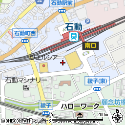 ウエルシア薬局小矢部石動駅店周辺の地図