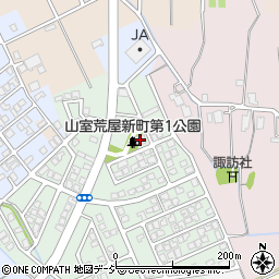 山室荒屋新町公民館周辺の地図