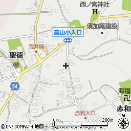 長野県上高井郡高山村高井2858周辺の地図