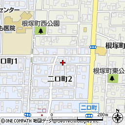 富山県富山市二口町2丁目周辺の地図