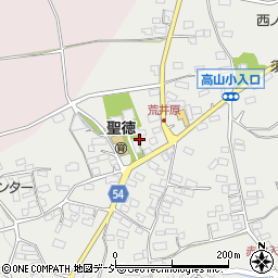 長野県上高井郡高山村高井2896周辺の地図