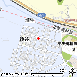 富山県小矢部市埴生2600-51周辺の地図