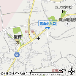 長野県上高井郡高山村高井2866周辺の地図