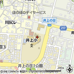 津幡町立井上小学校周辺の地図