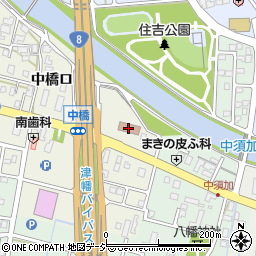 石川県石川中央保健福祉センター　河北地域センター周辺の地図