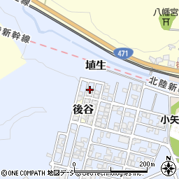 富山県小矢部市埴生2600-201周辺の地図