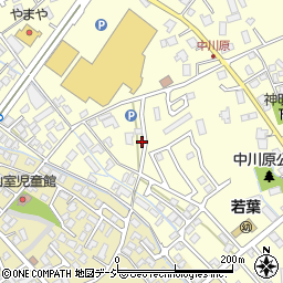 富山県富山市中川原13周辺の地図