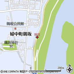 鵜坂周辺の地図