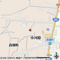 長野県須坂市小河原高畑町1108周辺の地図
