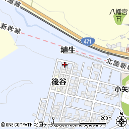 富山県小矢部市埴生2600-203周辺の地図