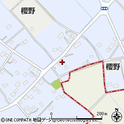 栃木県さくら市氏家新田42周辺の地図