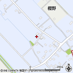 栃木県さくら市氏家新田80-2周辺の地図
