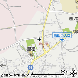 長野県上高井郡高山村高井2901周辺の地図
