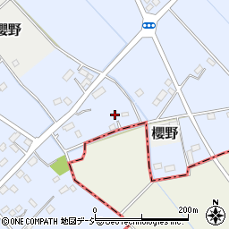 栃木県さくら市氏家新田45周辺の地図