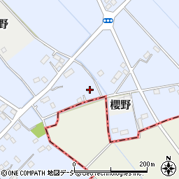 栃木県さくら市氏家新田45-4周辺の地図