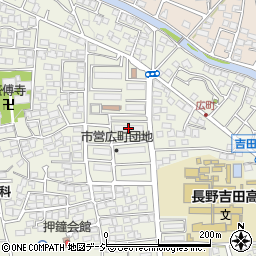 県営吉田広町団地Ｂ棟周辺の地図