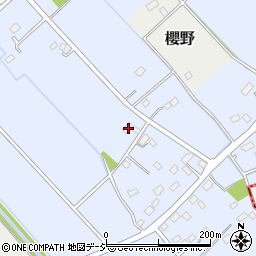 栃木県さくら市氏家新田80周辺の地図