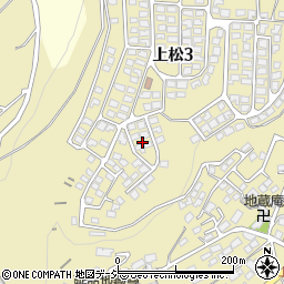 長野県長野市上松3丁目14周辺の地図