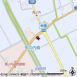 栃木県宇都宮市中里町1195周辺の地図