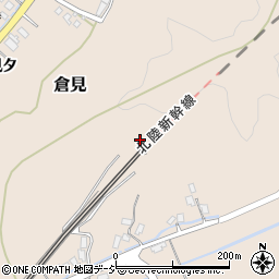 石川県河北郡津幡町倉見周辺の地図