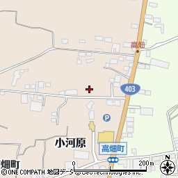 長野県須坂市小河原高畑町1238周辺の地図