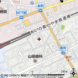富山県小矢部市泉町8周辺の地図