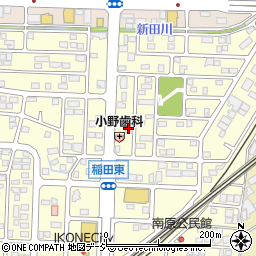 ローソン長野稲田三丁目店周辺の地図