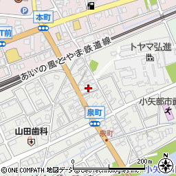 富山県小矢部市泉町4周辺の地図